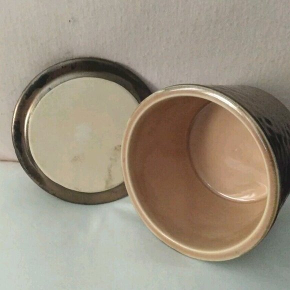 Vintage Oven Proof  "Copper Crock Club" Lidded Crock 4.5" T - Picture 2 of 4